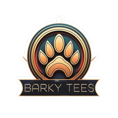 Stylish Barky Tees Kiss-Cut Sticker