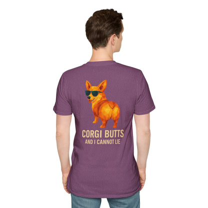 I Like Corgi Butts Tee - Large Front and Back Print