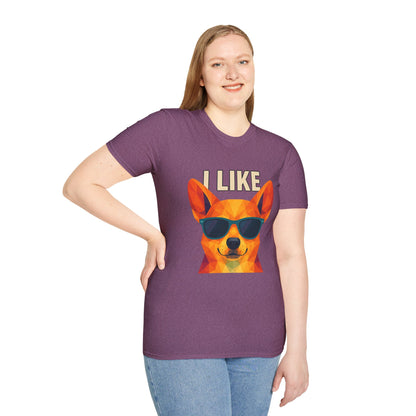 I Like Corgi Butts Tee - Large Front and Back Print