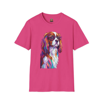 Portrait Cavalier King Charles Tee - Large Front Print