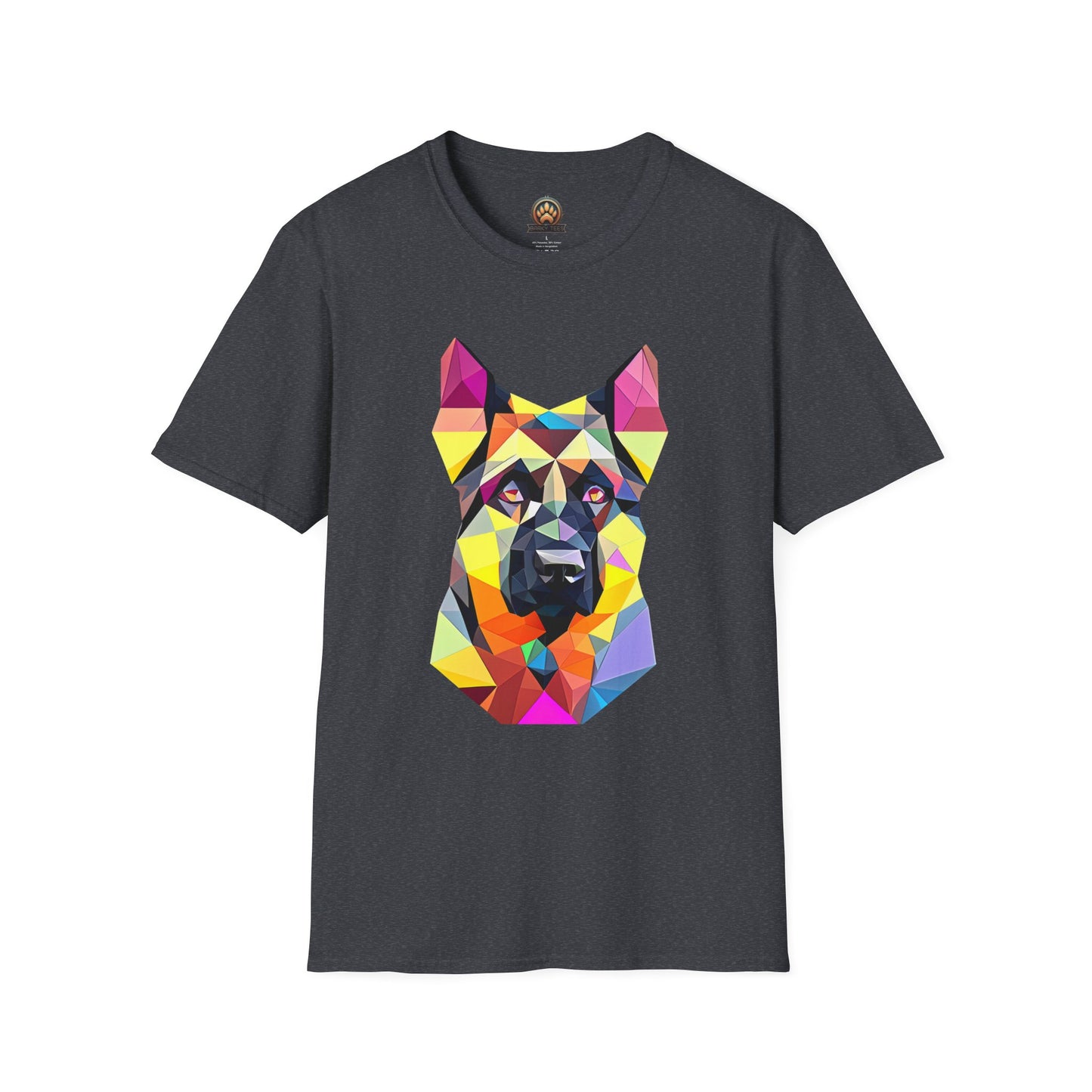 German Shepherd Tee - Large Front Print