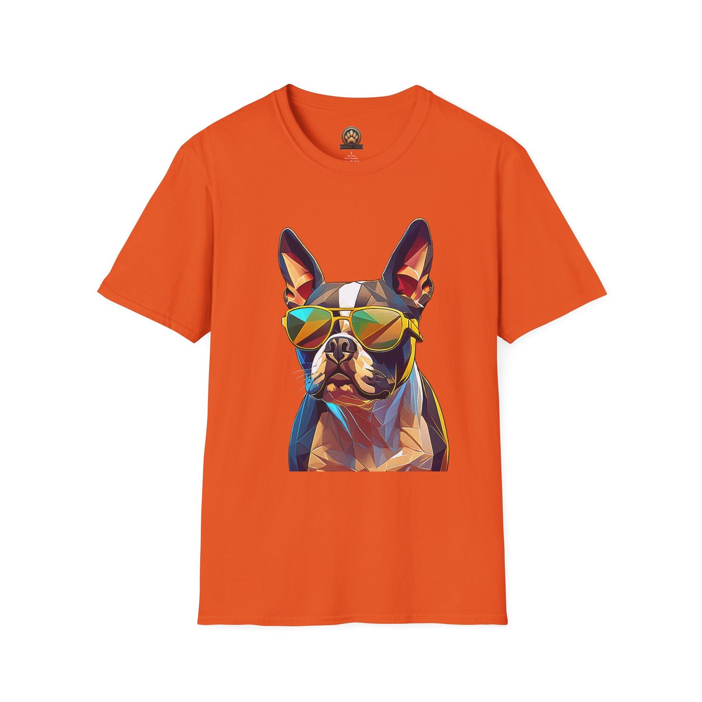 Sunny Boston Terrier Tee - Large Front Print