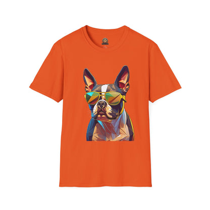 Sunny Boston Terrier Tee - Large Front Print