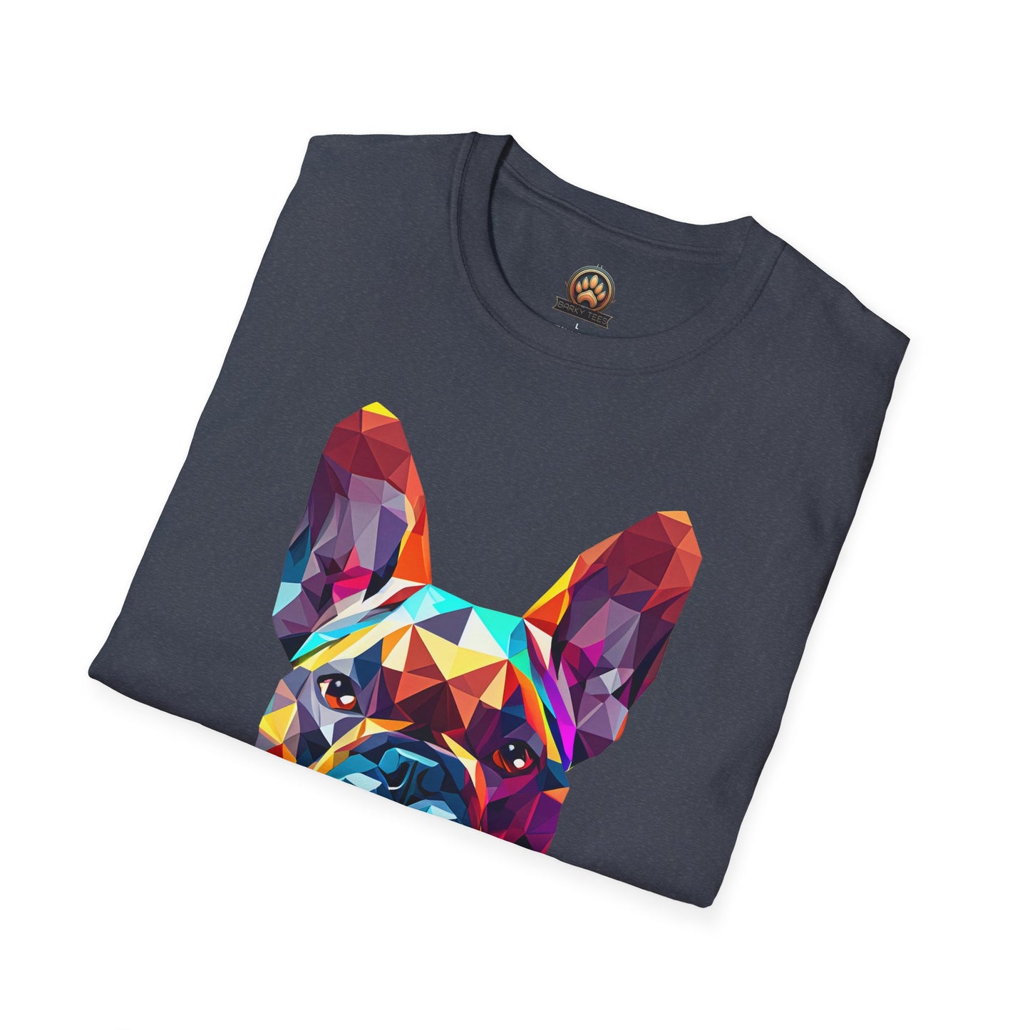 Polygon French Bulldog Tee - Large Front Print