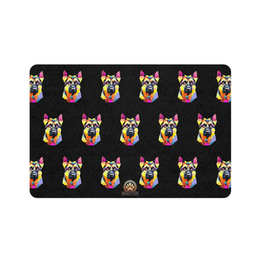 Polygon German Shepherd Food Mat