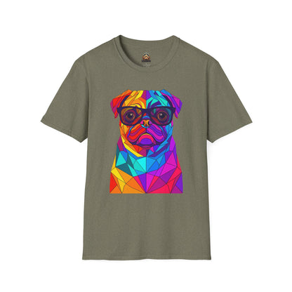 Professor Pug Tee - Large Front Print
