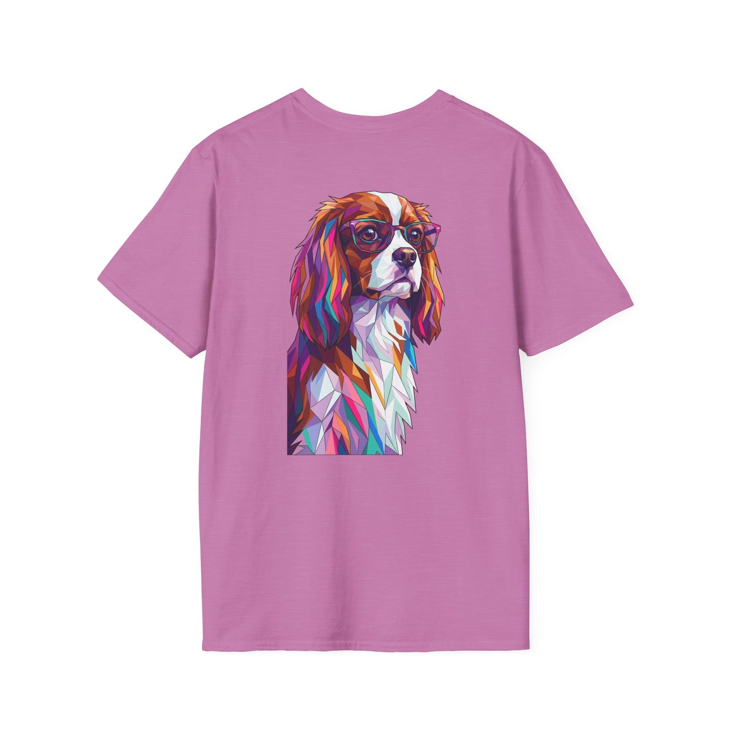 Portrait Cavalier King Charles Tee - Pocket & Large Back Print