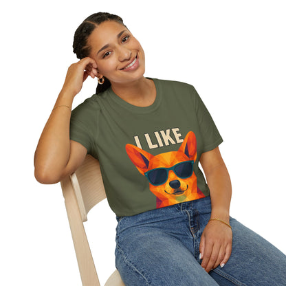 I Like Corgi Butts Tee - Large Front and Back Print