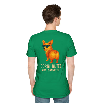 I Like Corgi Butts Tee - Large Front and Back Print