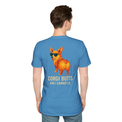 I Like Corgi Butts Tee - Large Front and Back Print