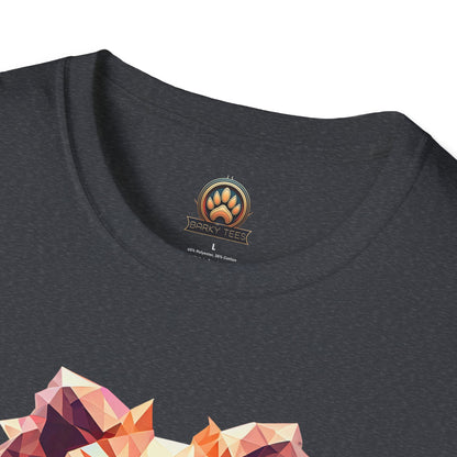 Polygon Pomeranian Tee - Large Front Print