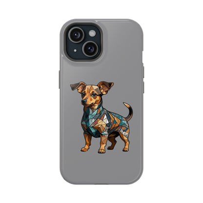 Polygon Style Pop Art Chiweenie Dog iPhone Phone Case