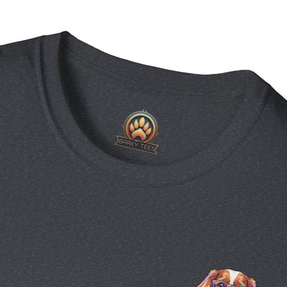 Tea Party Cavalier King Charles Tee - Pocket & Large Back Print