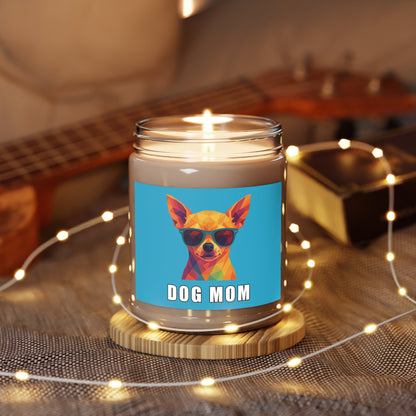 Dog Mom Candle – Polygon Chihuahua Edition