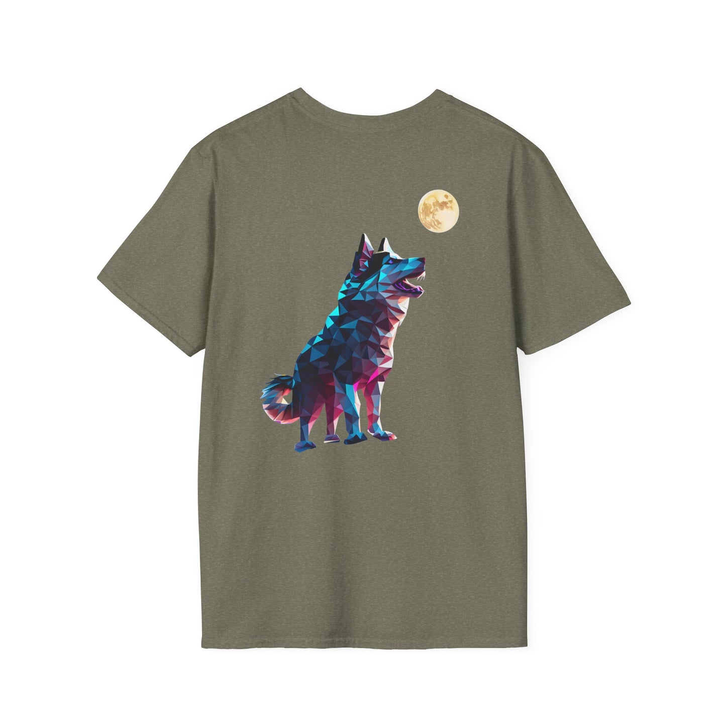 Polygon Alaskan Husky Tee - Pocket & Large Back Print
