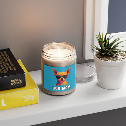 Dog Mom Candle – Polygon Chihuahua Edition