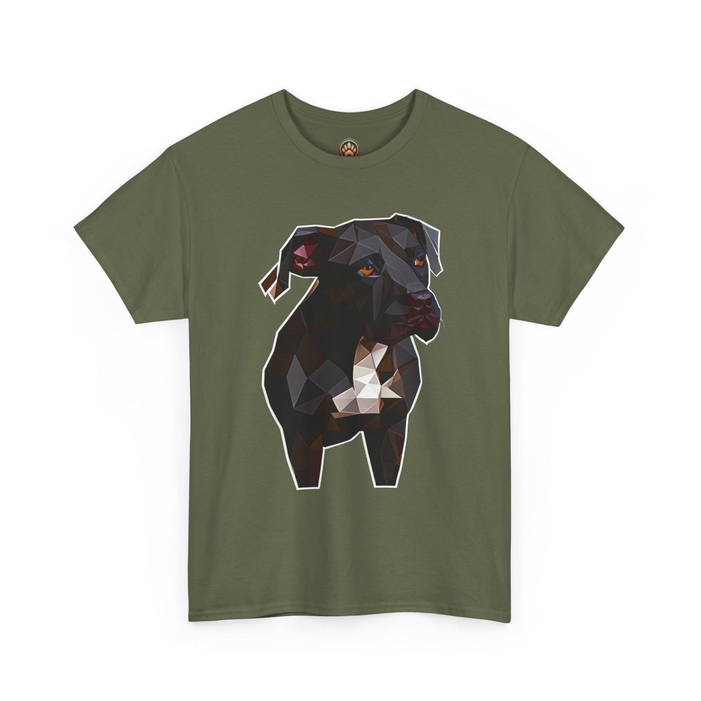 Polygon Pitbull Tee - Large Front Print