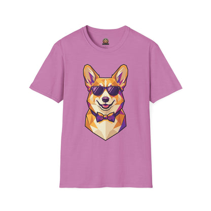 Dapper Corgi Tee - Large Front Print