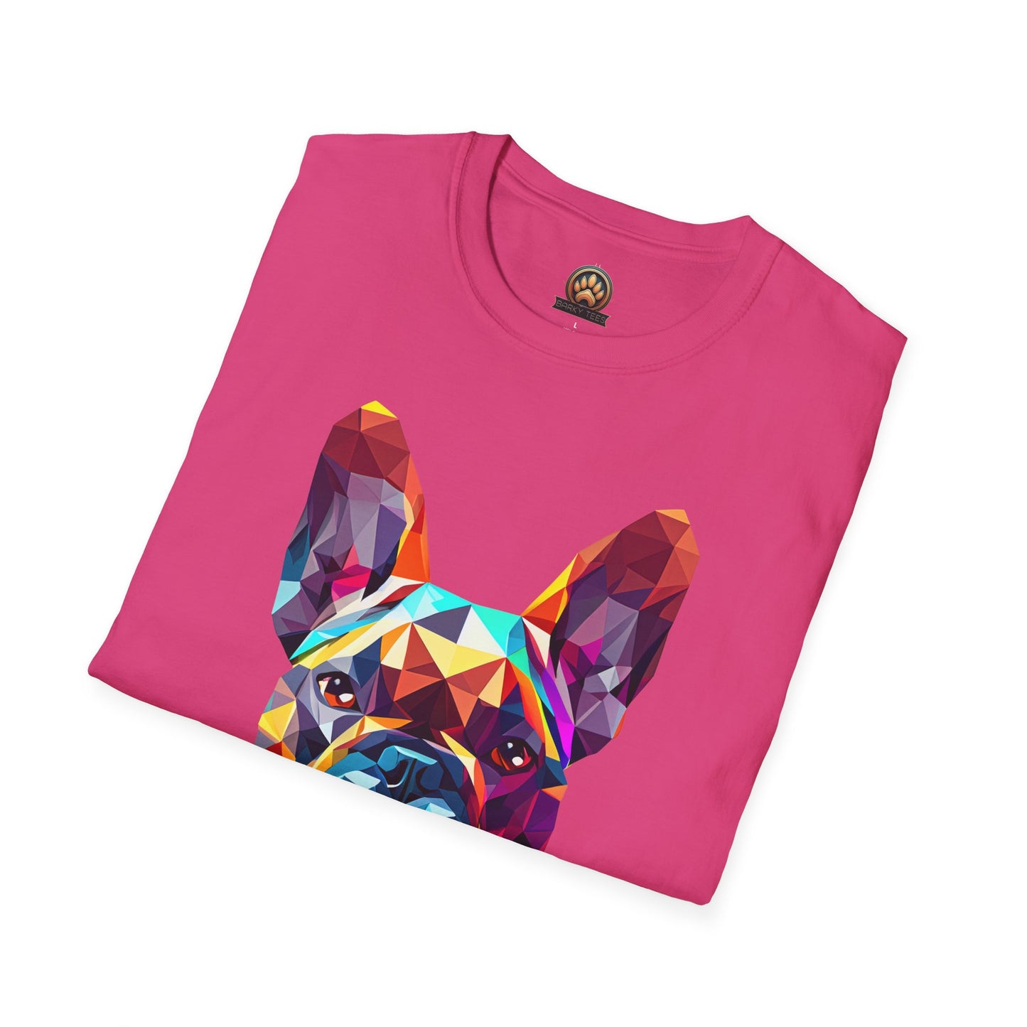Polygon French Bulldog Tee - Large Front Print