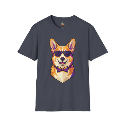 Dapper Corgi Tee - Large Front Print