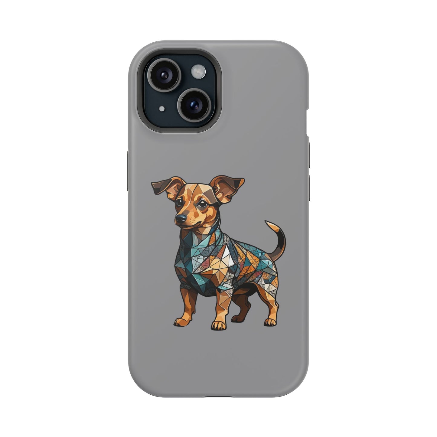 Polygon Style Pop Art Chiweenie Dog iPhone Phone Case