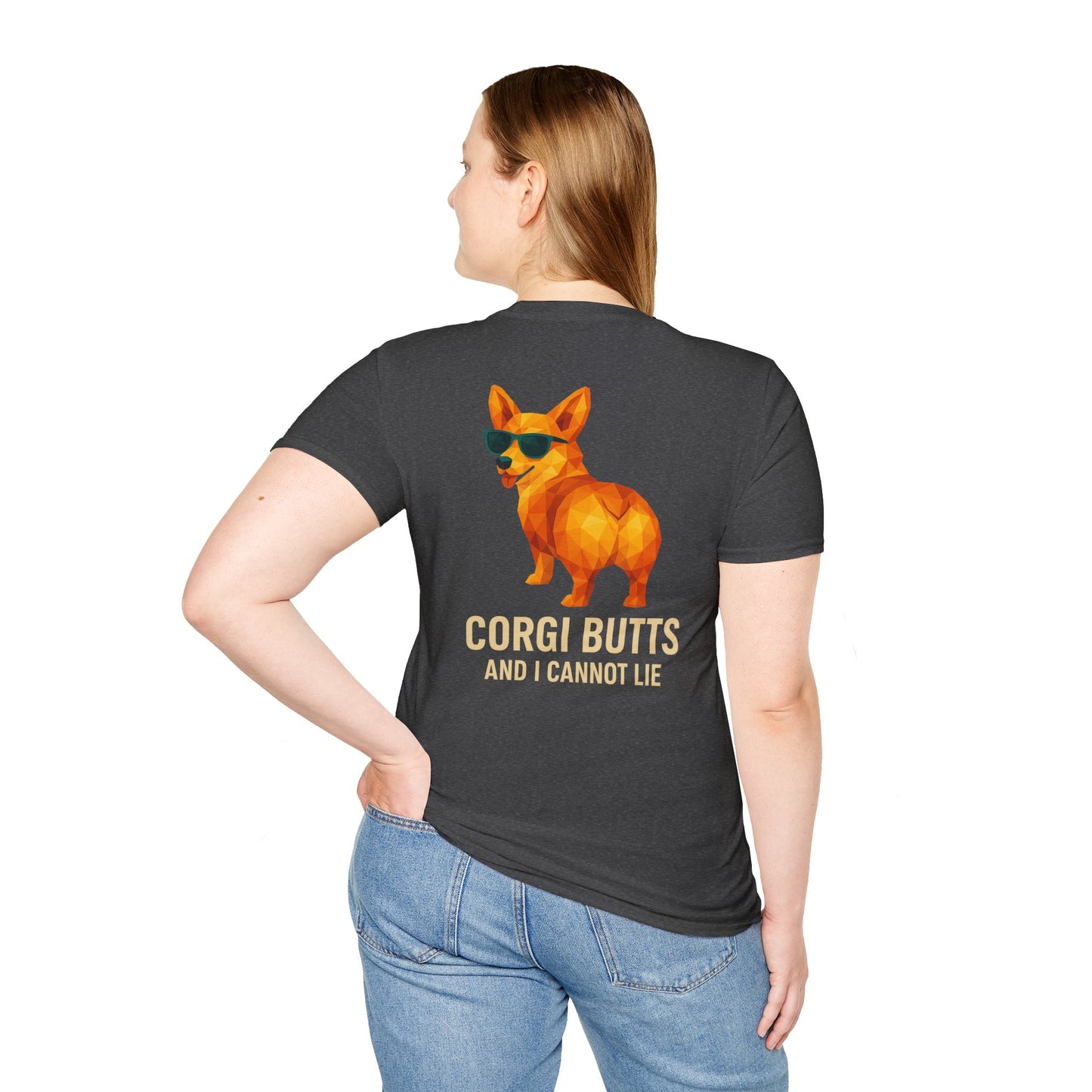 I Like Corgi Butts Tee - Large Front and Back Print