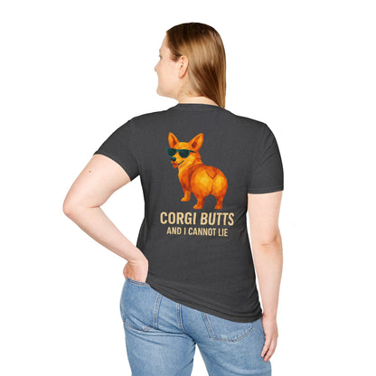 I Like Corgi Butts Tee - Large Front and Back Print