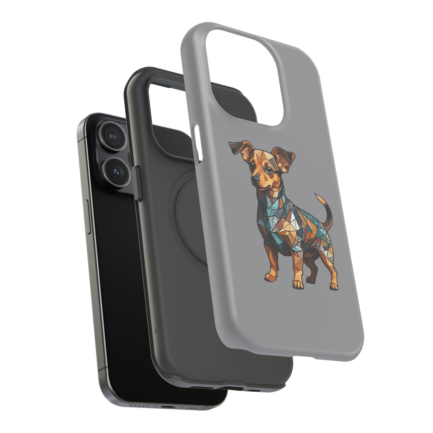 Polygon Style Pop Art Chiweenie Dog iPhone Phone Case