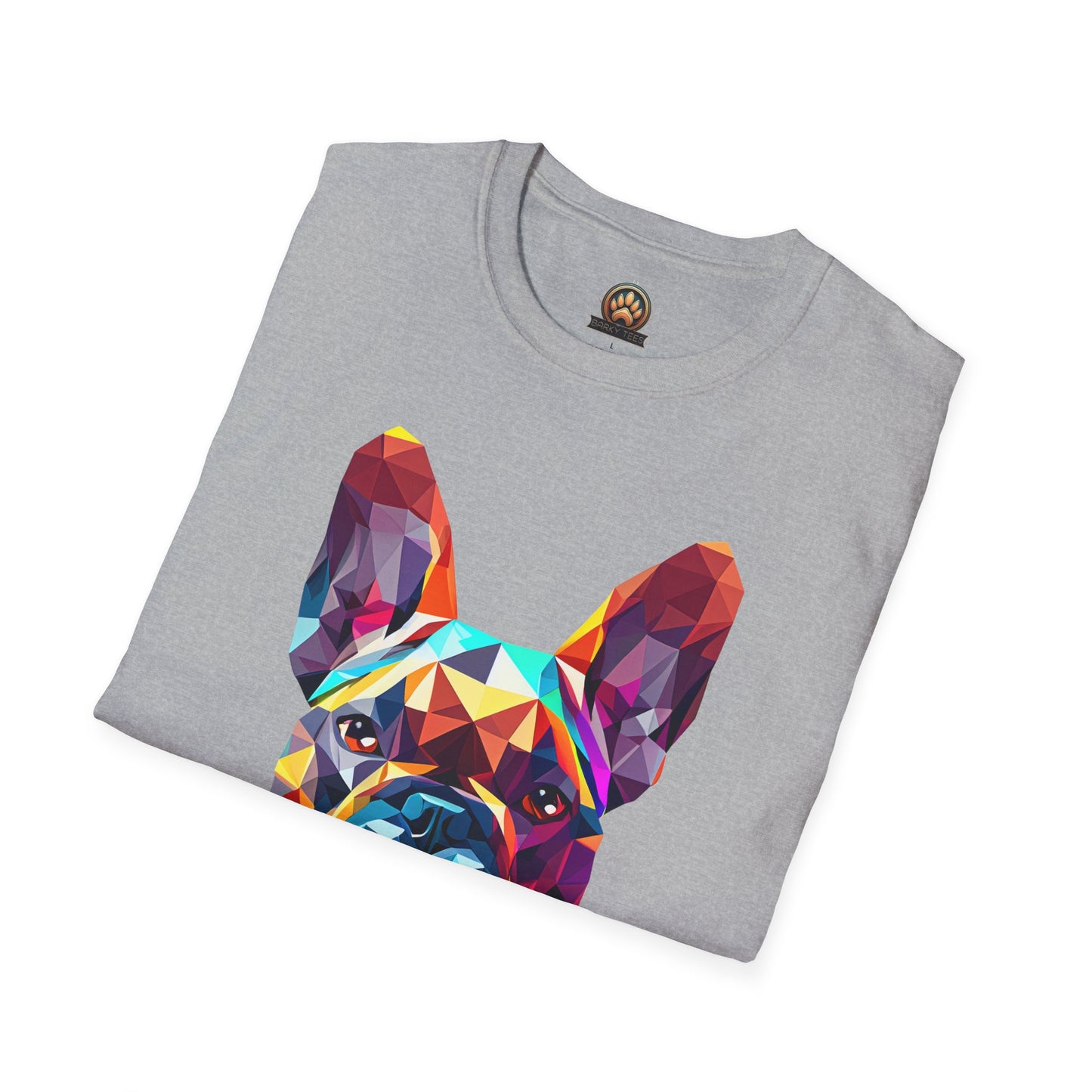 Polygon French Bulldog Tee - Large Front Print
