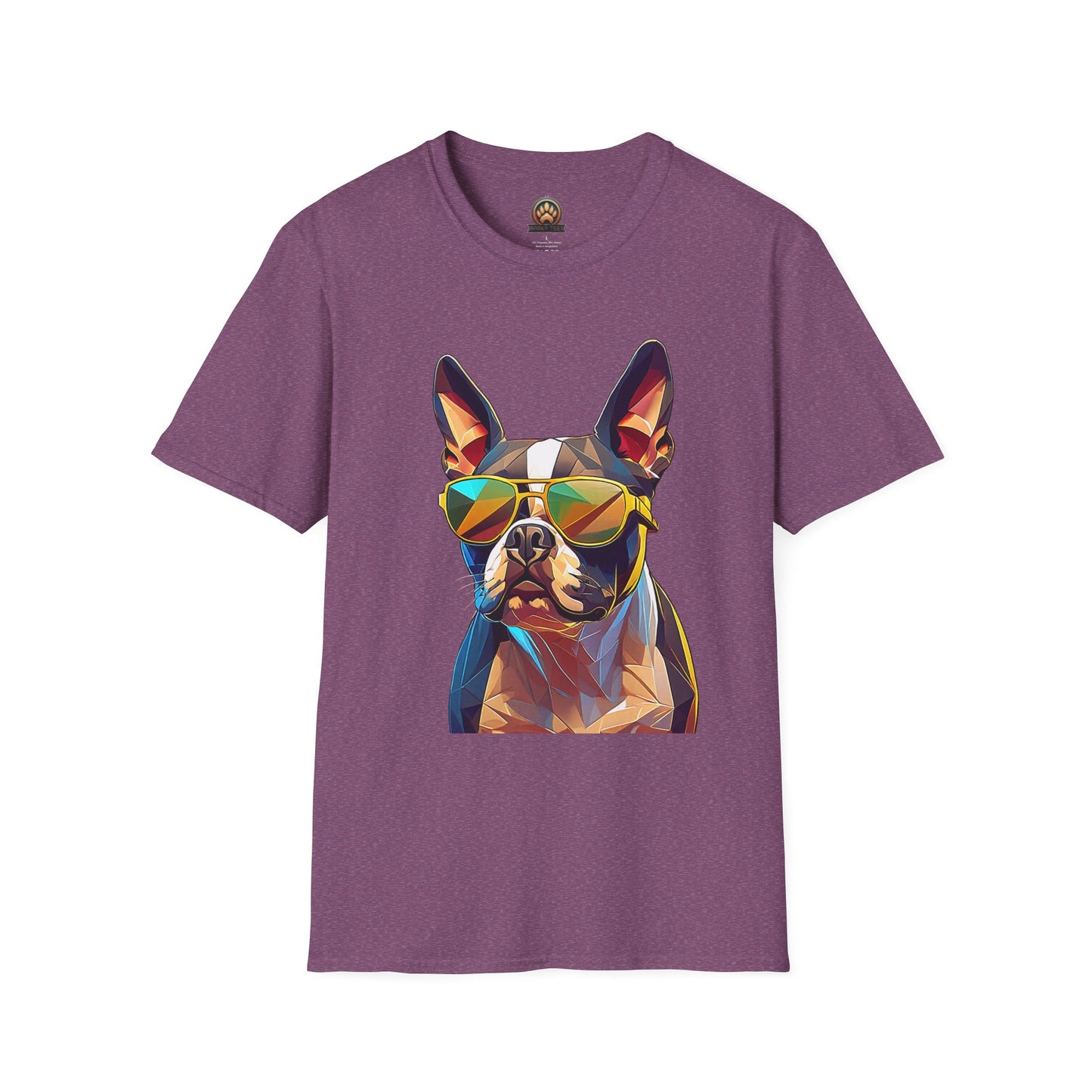 Sunny Boston Terrier Tee - Large Front Print