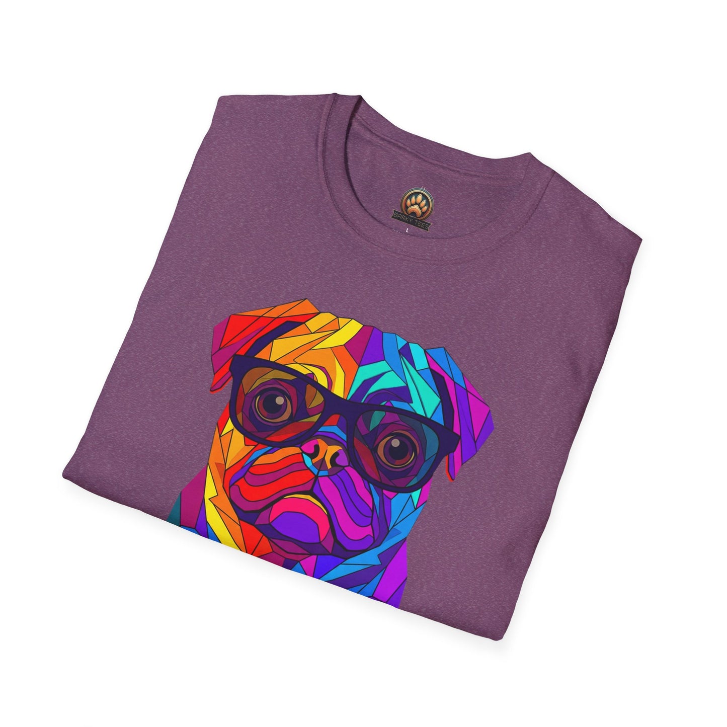 Professor Pug Tee - Large Front Print