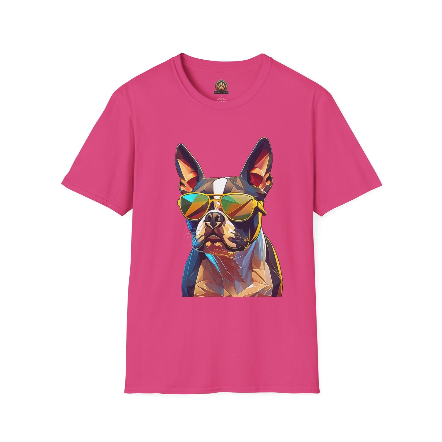 Sunny Boston Terrier Tee - Large Front Print