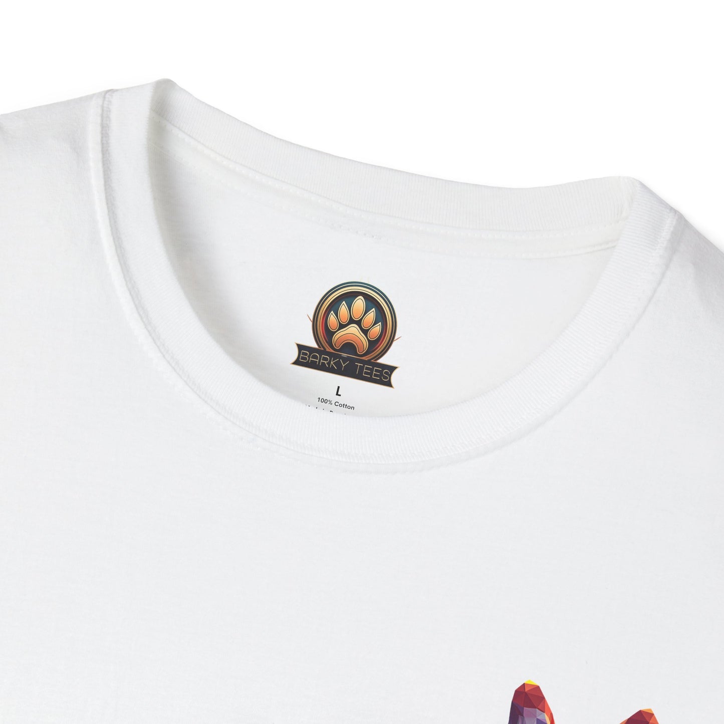 Polygon Style French Bull Dog T-Shirt - Pocket & Large Back Print