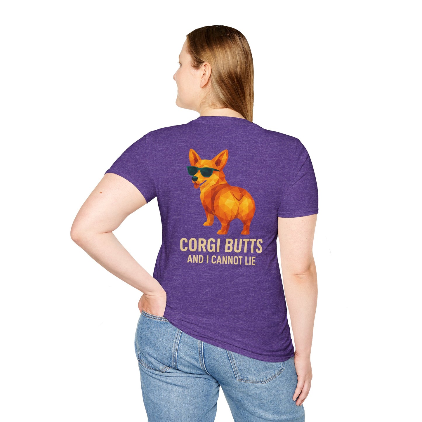 I Like Corgi Butts Tee - Large Front and Back Print