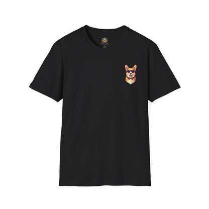 Dapper Corgi Tee - Pocket & Large Back Print