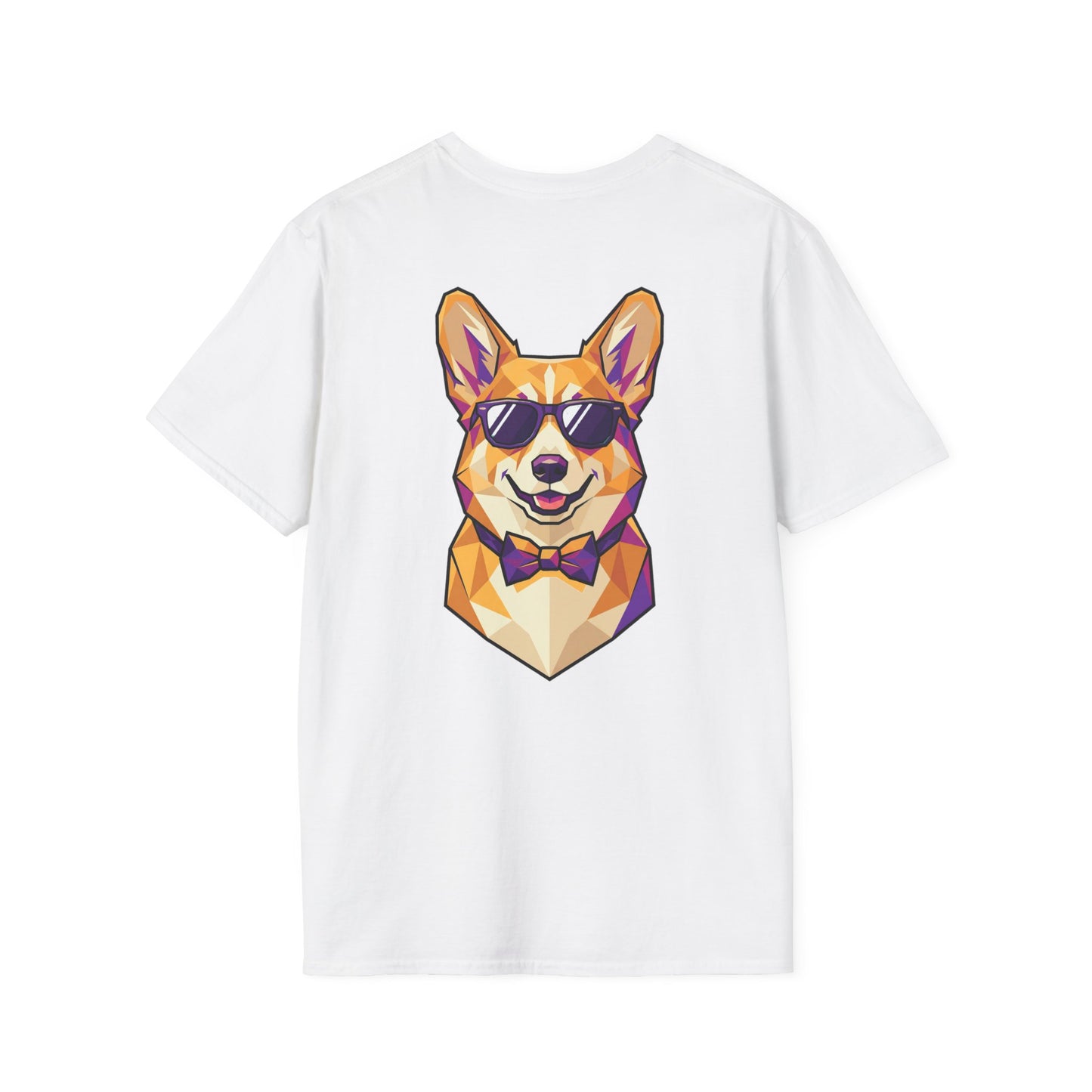 Dapper Corgi Tee - Pocket & Large Back Print
