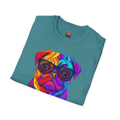 Professor Pug Tee - Large Front Print