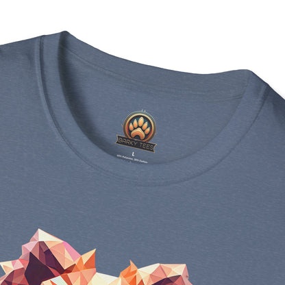 Polygon Pomeranian Tee - Large Front Print