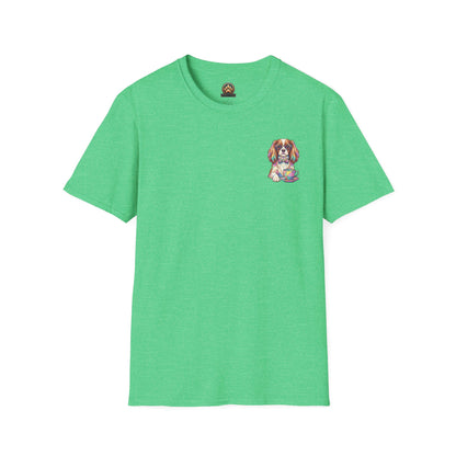 Tea Party Cavalier King Charles Tee - Pocket & Large Back Print