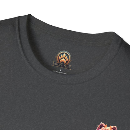 Polygon Pomeranian Dog T-Shirt - Pocket & Large Back Print