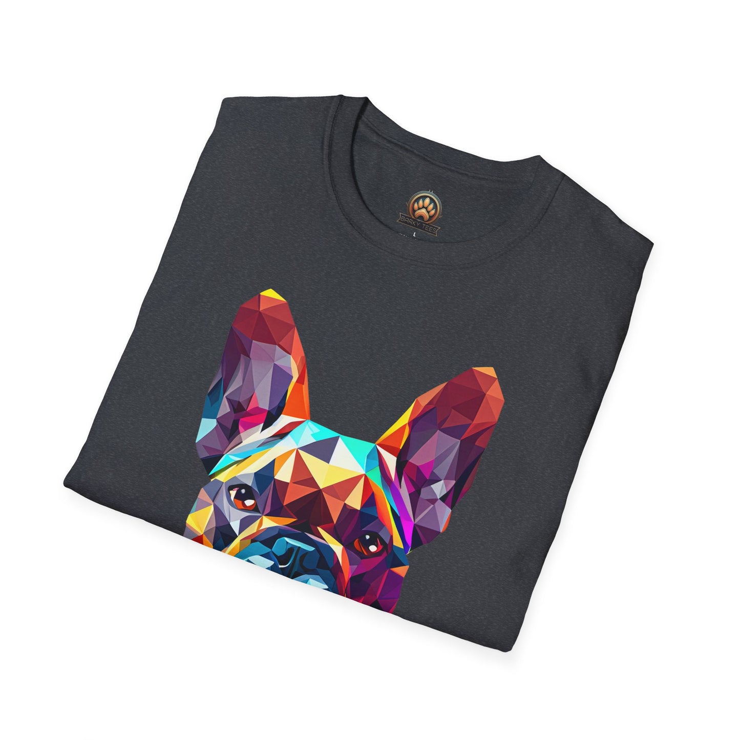 Polygon French Bulldog Tee - Large Front Print