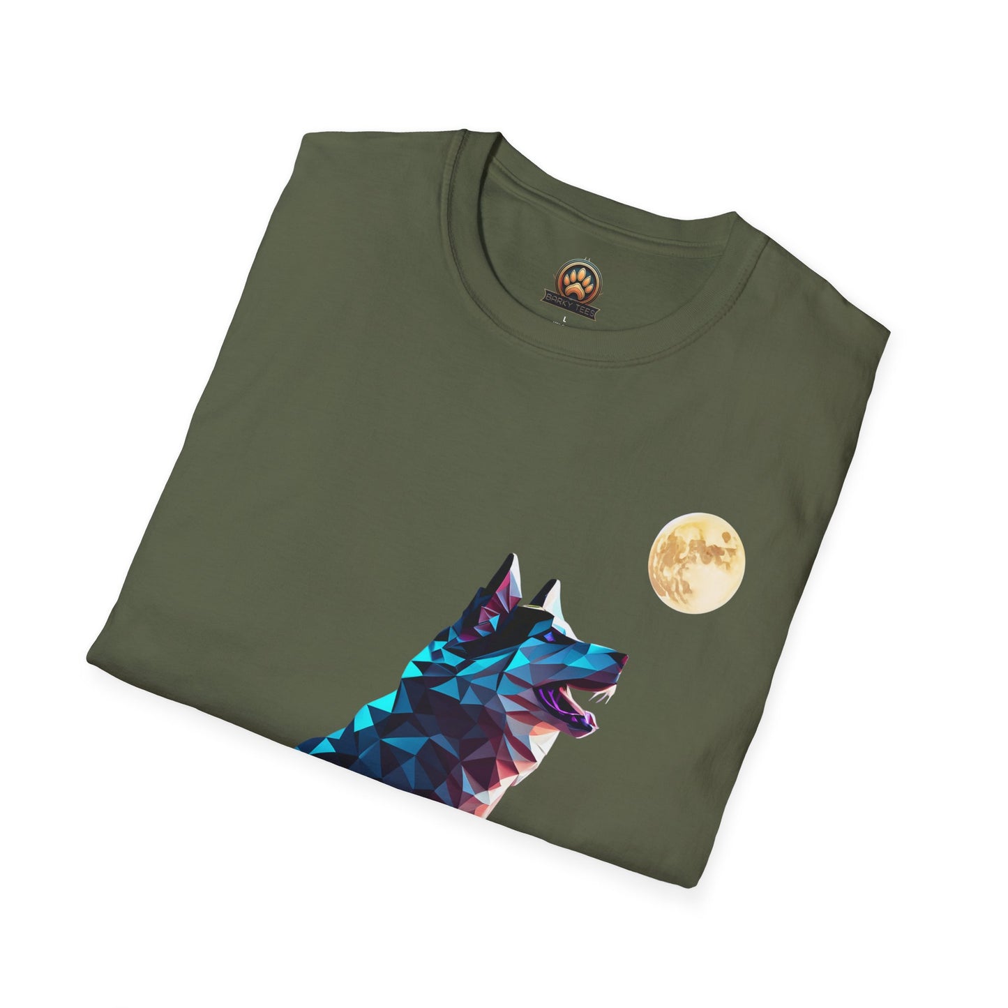 Polygon Alaskan Husky Tee - Large Front Print