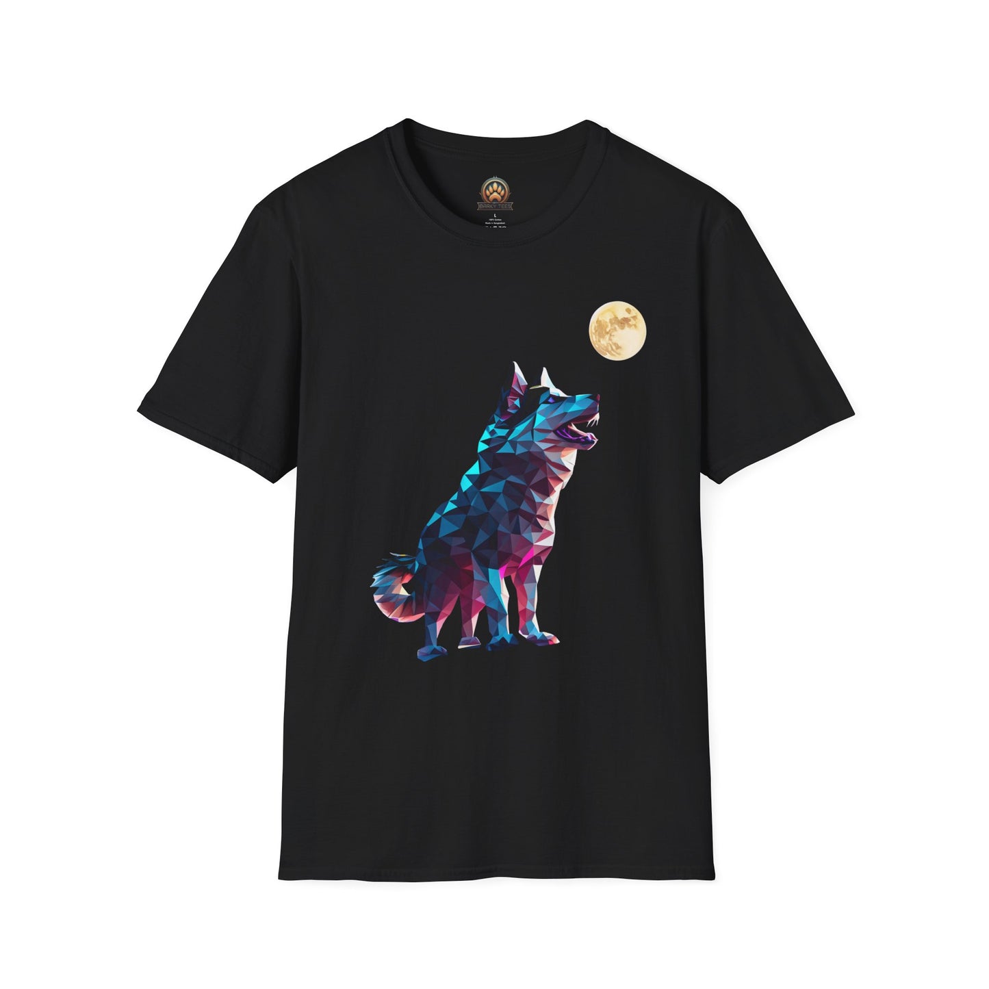 Polygon Alaskan Husky Tee - Large Front Print