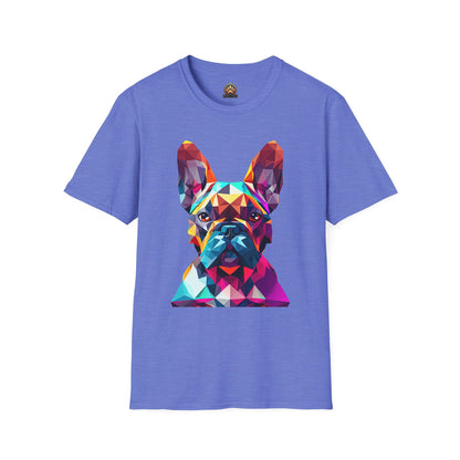 Polygon French Bulldog Tee - Large Front Print