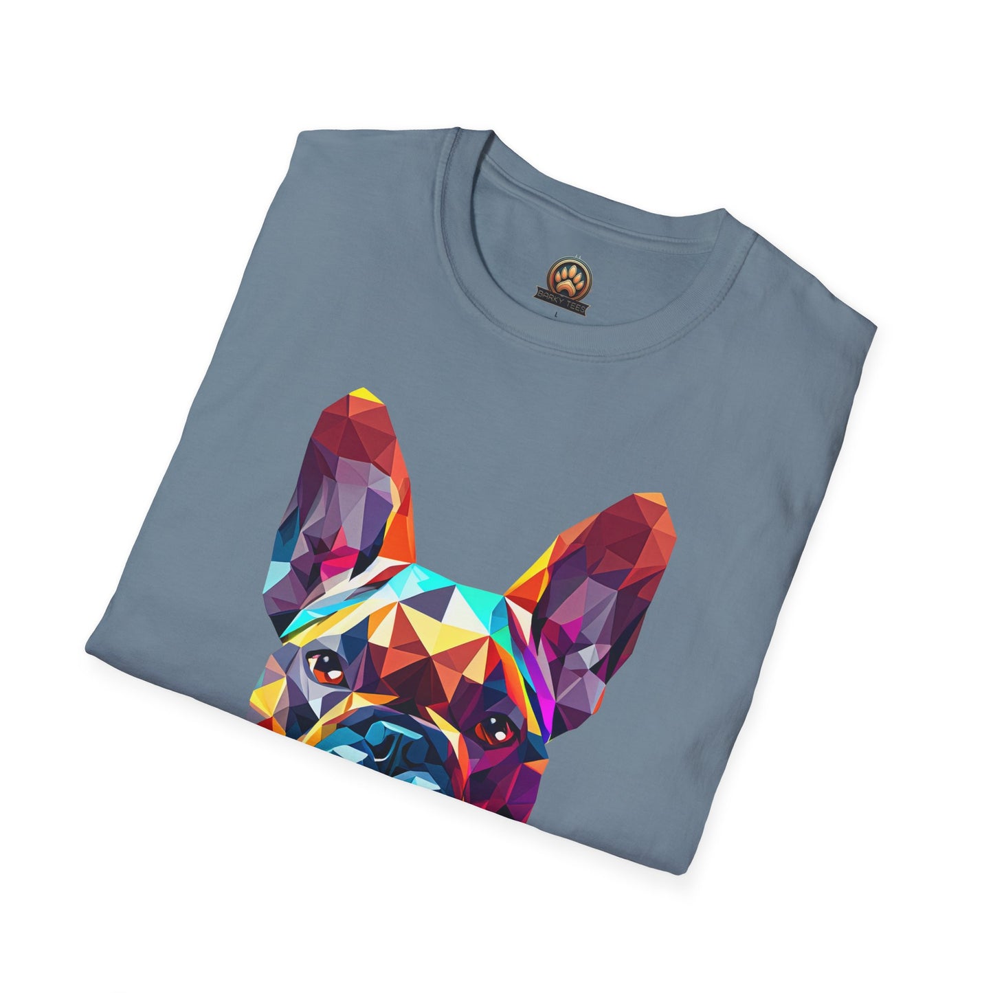 Polygon French Bulldog Tee - Large Front Print