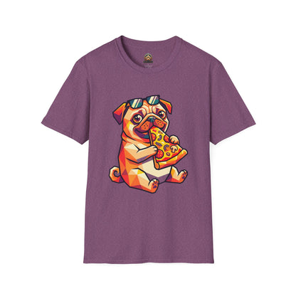 Pizza Pug Tee - Large Front Print