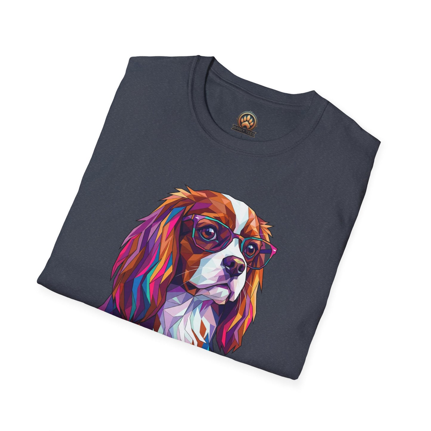 Portrait Cavalier King Charles Tee - Large Front Print