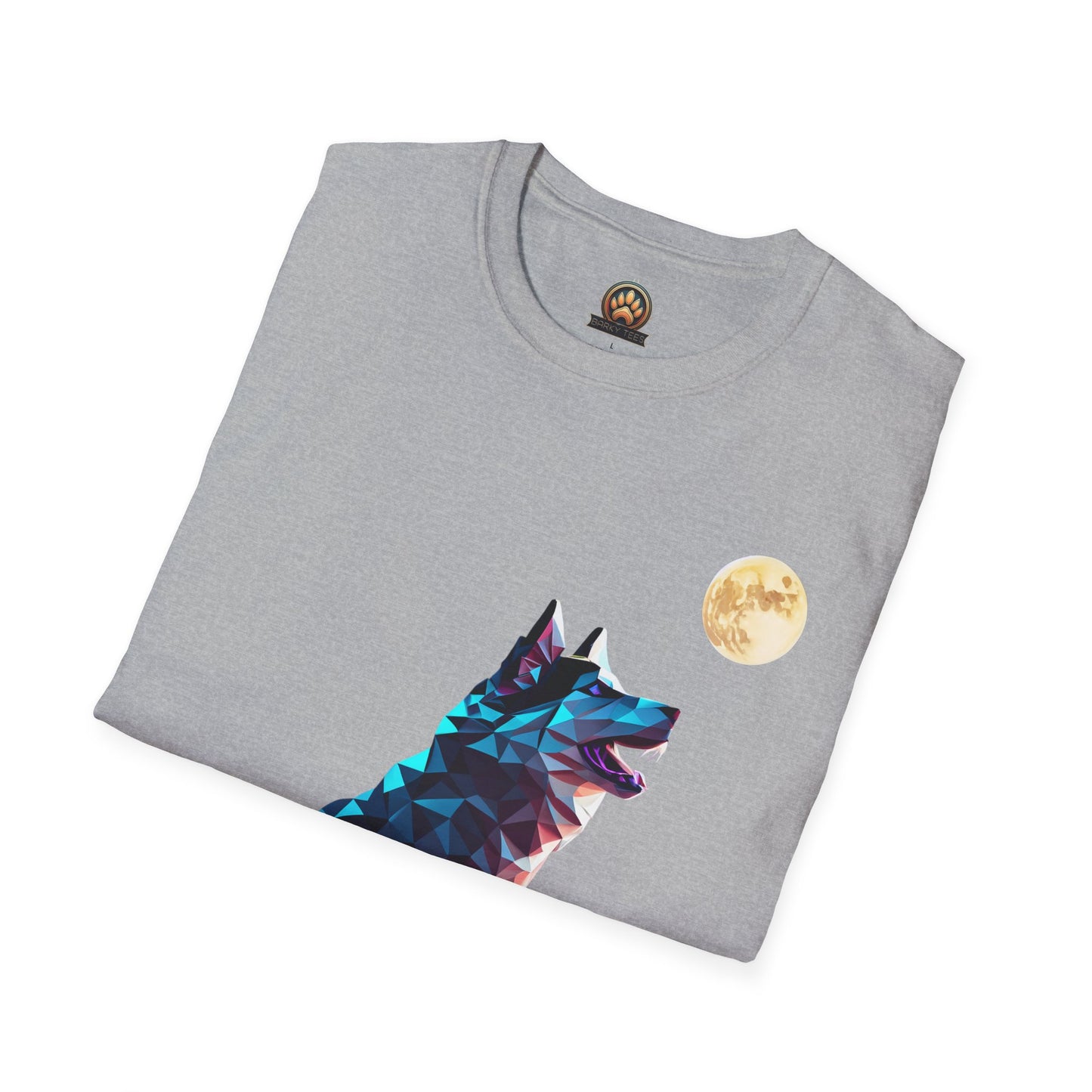 Polygon Alaskan Husky Tee - Large Front Print
