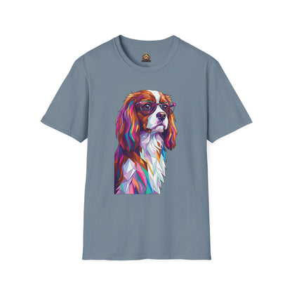 Portrait Cavalier King Charles Tee - Large Front Print