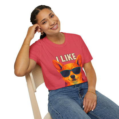 I Like Corgi Butts Tee - Large Front and Back Print